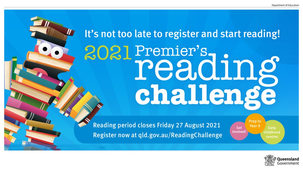 Premiers Reading Challenge poster