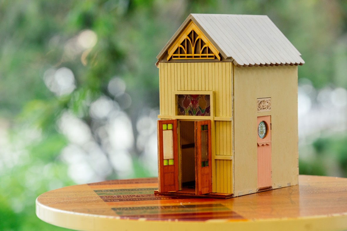 A photo of Queensland miniature book nook 