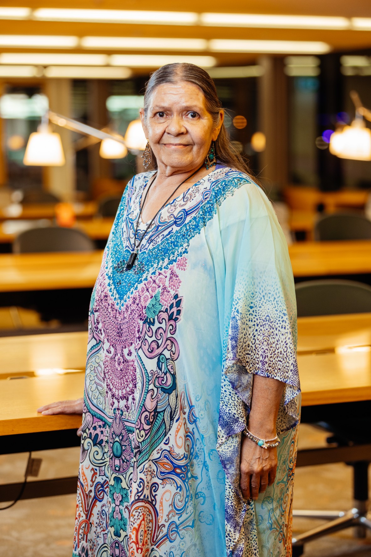 A portrait of Aunty Elaine Kropinyeri