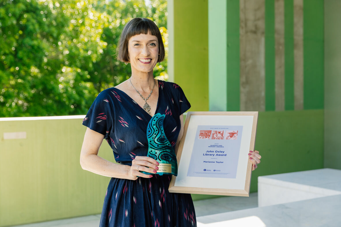 Marianne Taylor, The House Detective, 2025 John Oxley Library Award recipient.