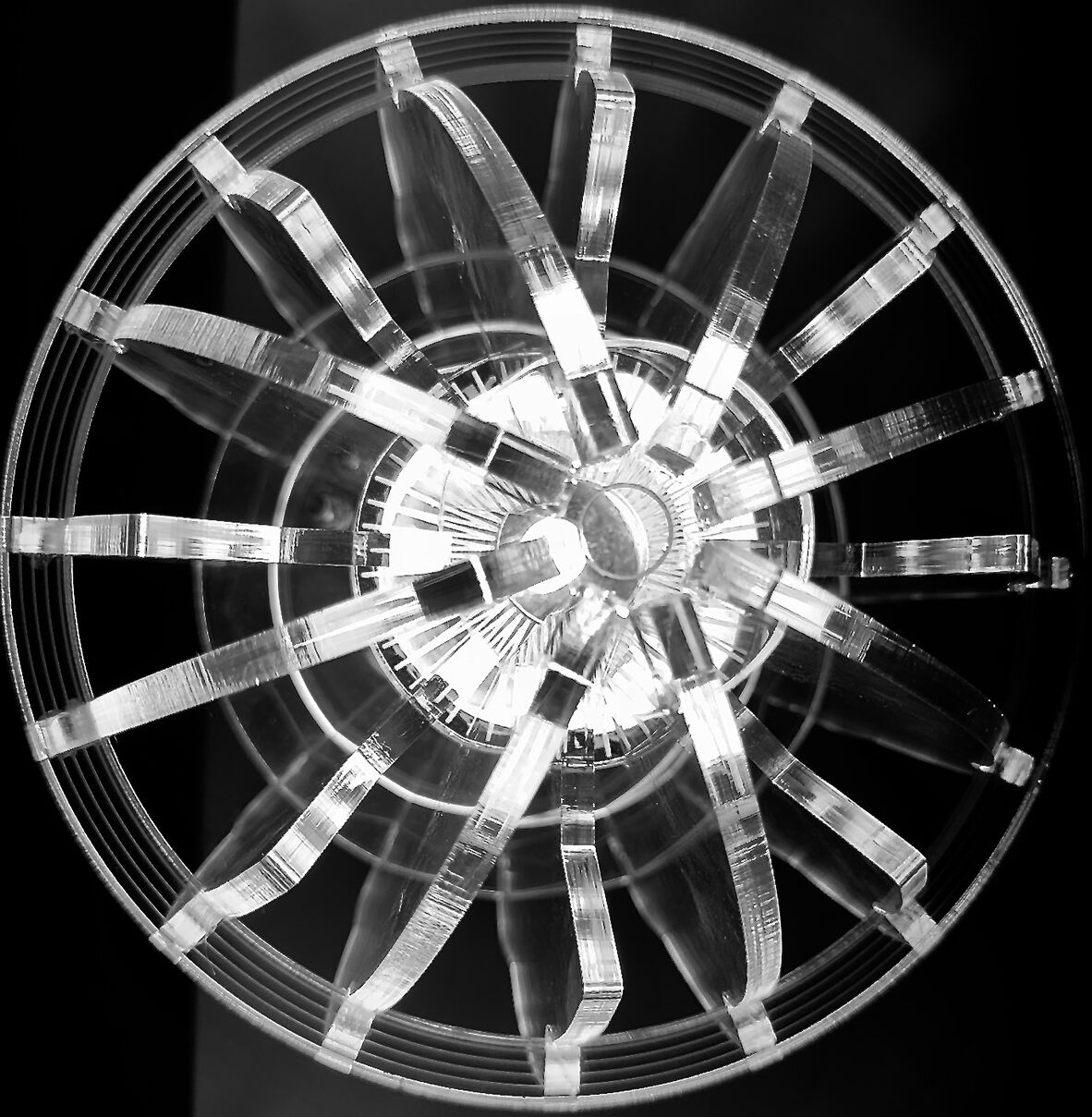 Lamp created by The Edge Open Lab regular, Tom, 2025
