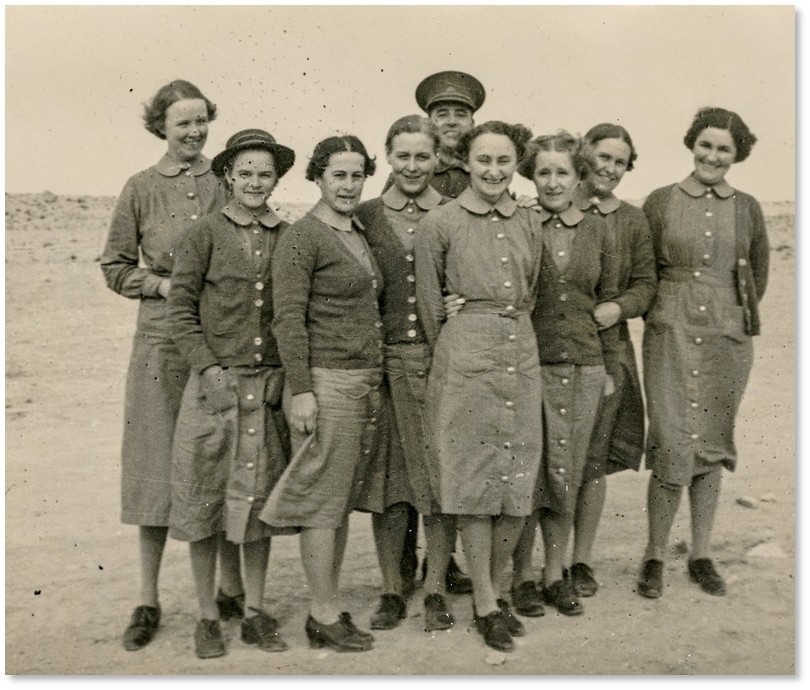 Nurses of the 22nd Casualty Clearing Station Amirya Egypt