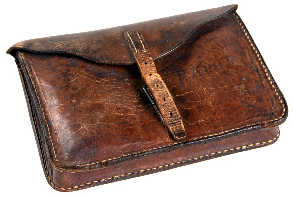 Leather satchel