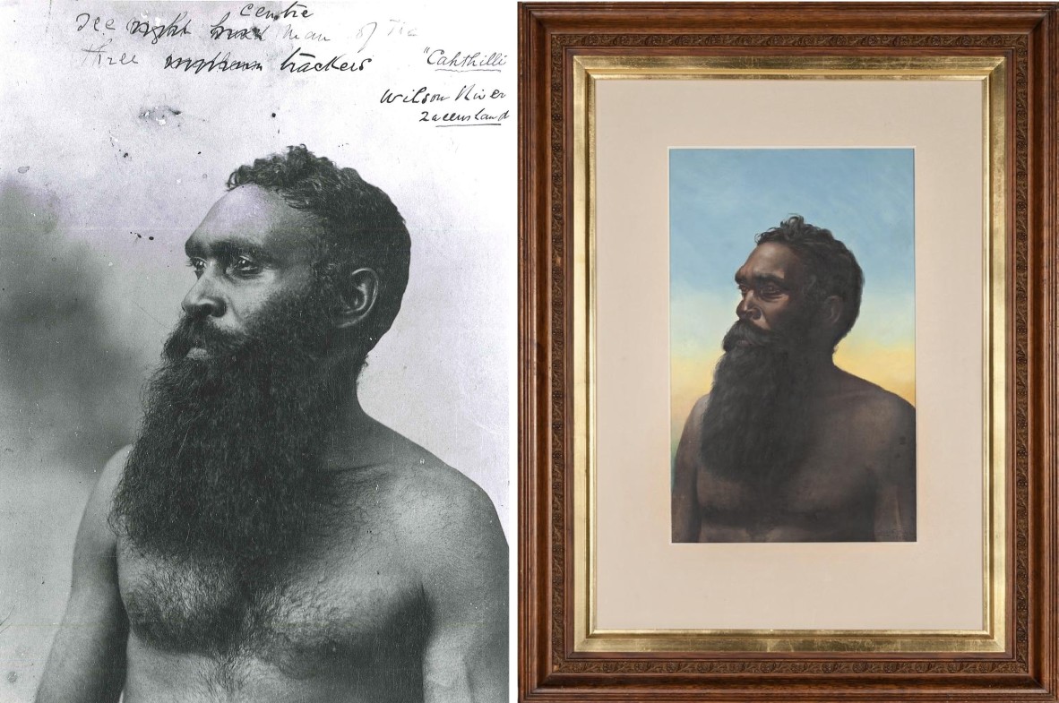 Cahthilli Aboriginal man from Cooper Creek