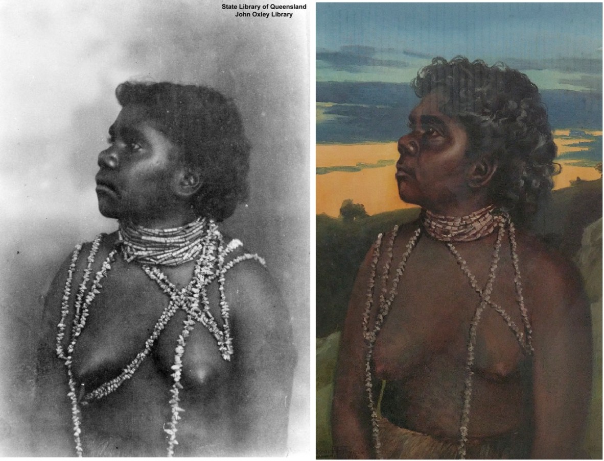 KGari Aboriginal Woman painting 1902