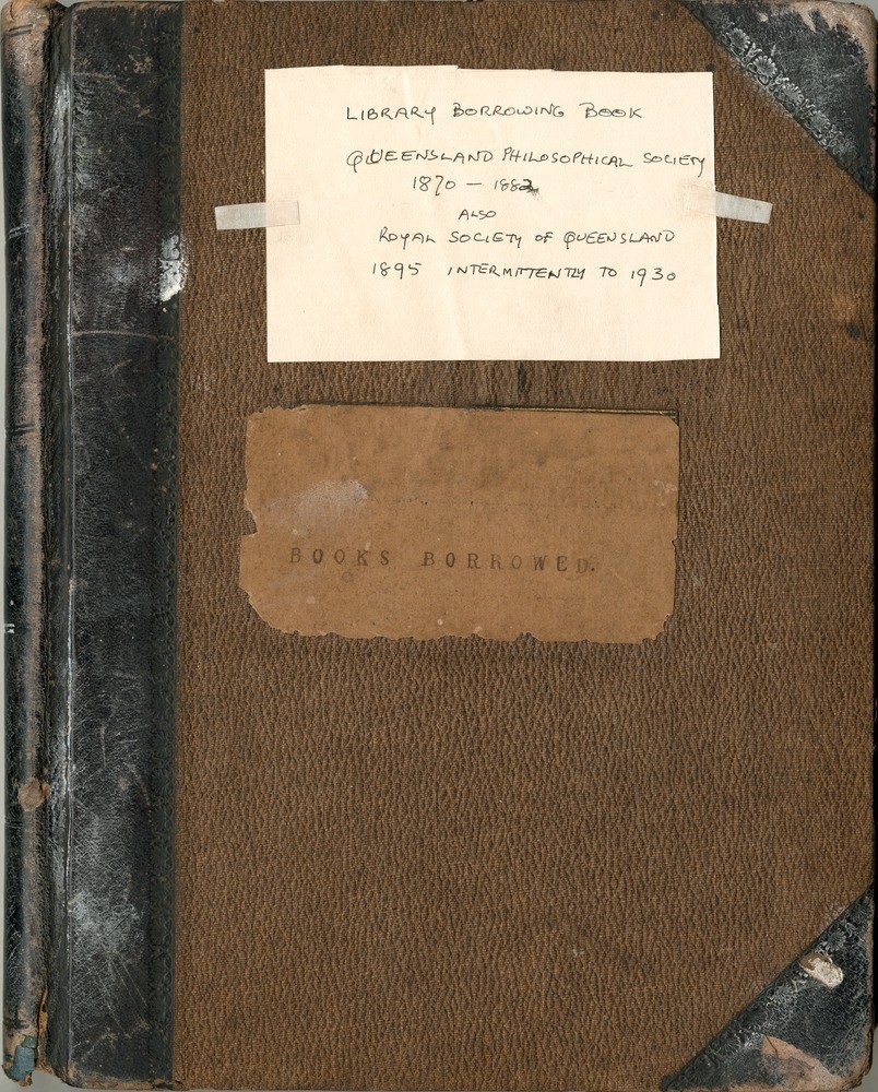 30771 Queensland Philosophical Society and Royal Society of Queensland minute books 1859-1930s