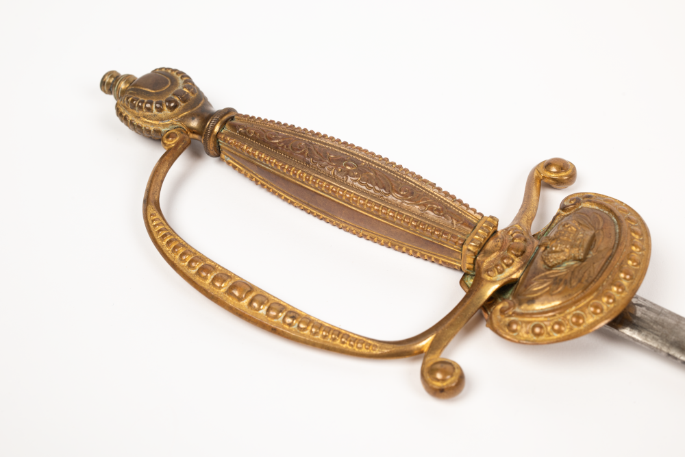 Hilt of a ceremonial sword belonging to Sir George Ferguson Bowen, first Governor of Queensland.