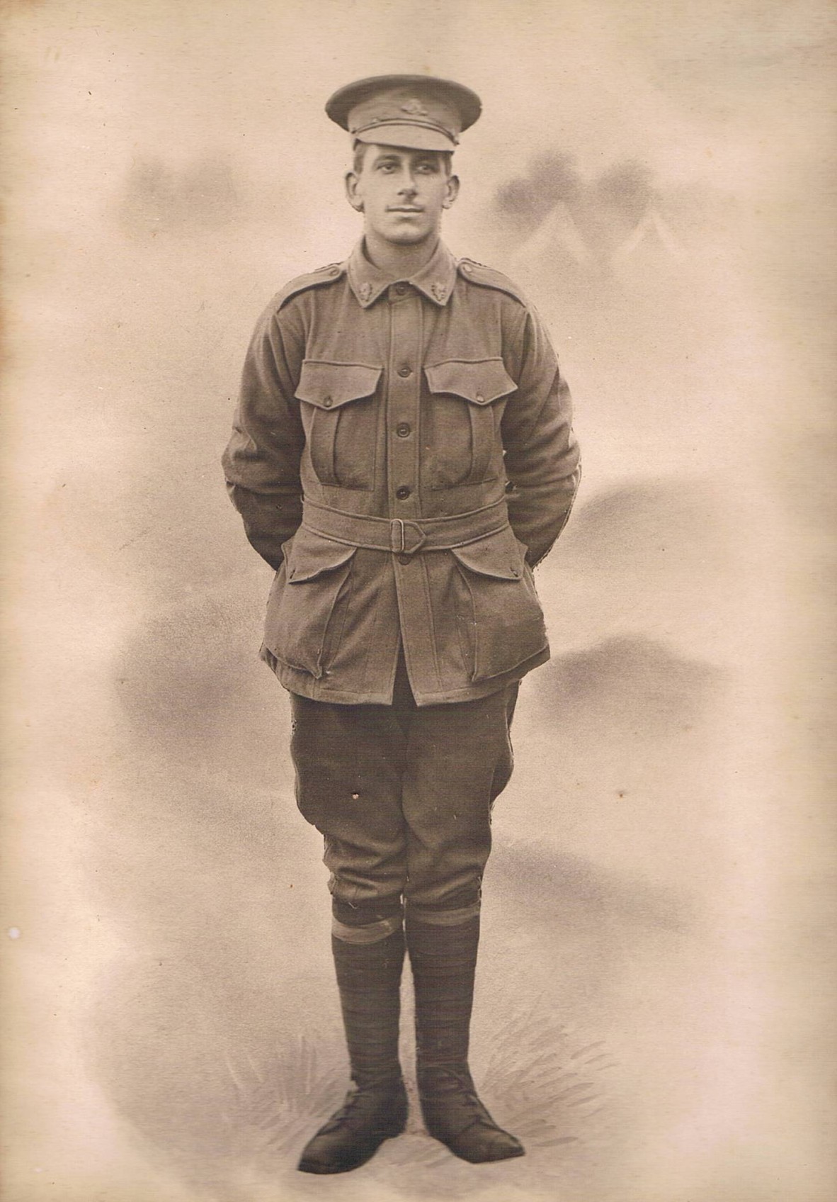 Fred Attewell in dress uniform. Photo courtesy of Les Robinson. 