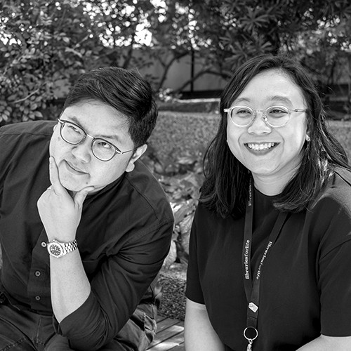 A portrait photo of Stanley Tan and Siti Fatimah Taib