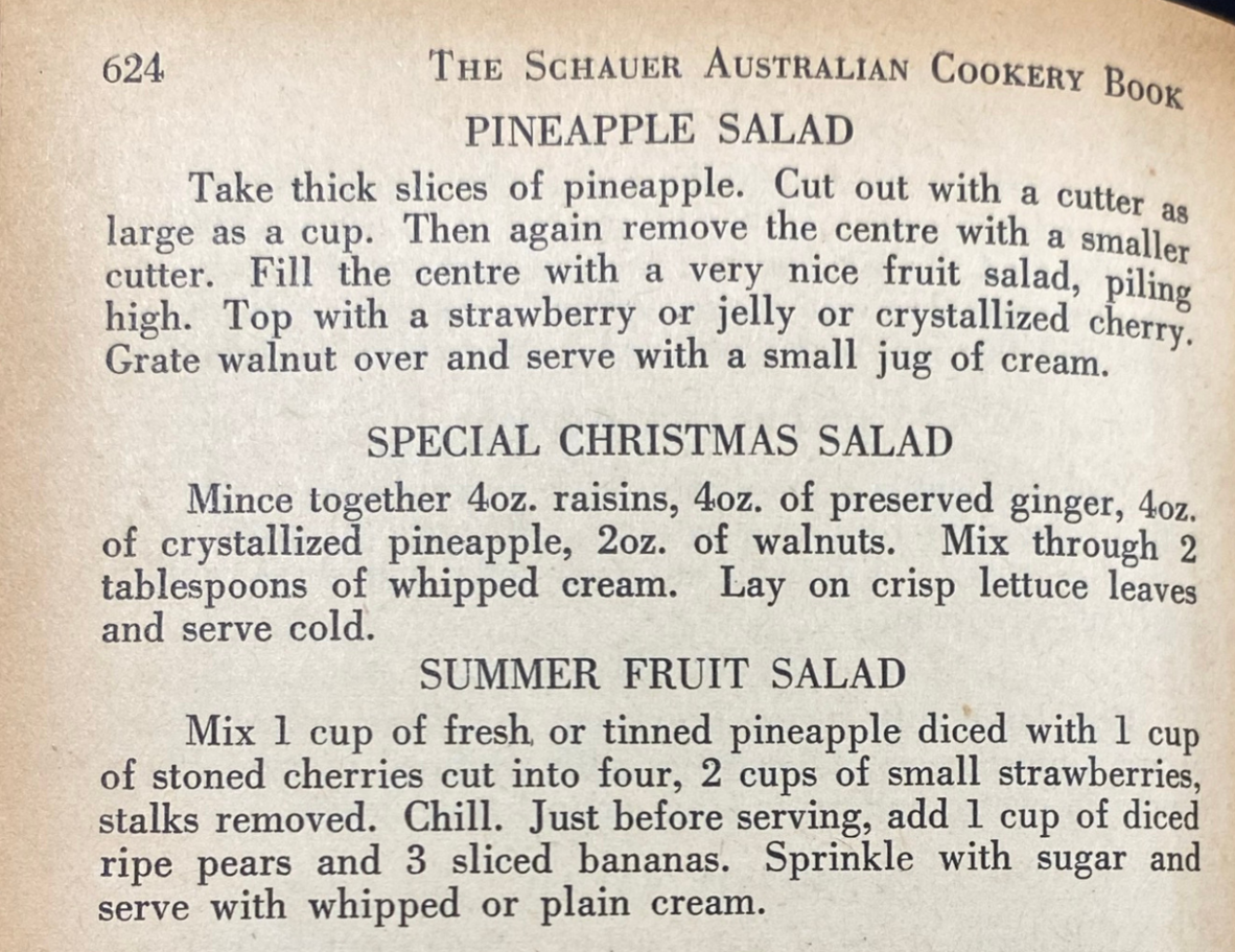 Recipes from The Schauer Australian Cookery Book