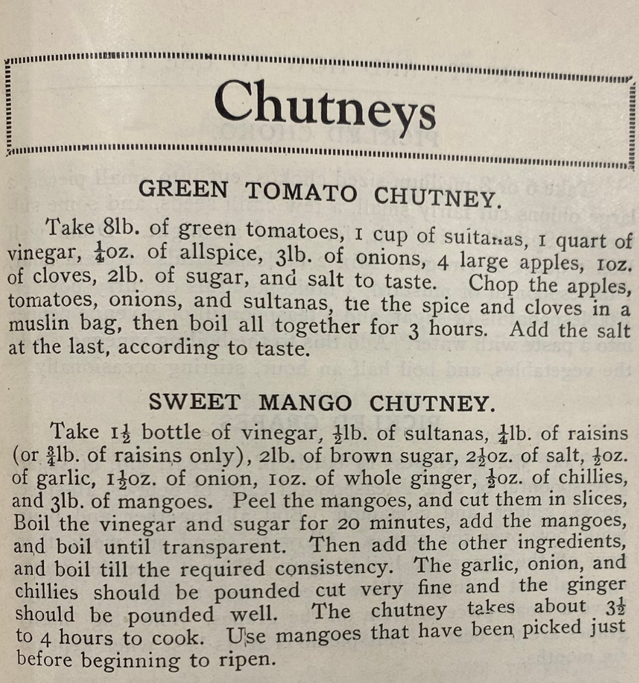 Chutney recipes from Queensland fruit and how to use it
