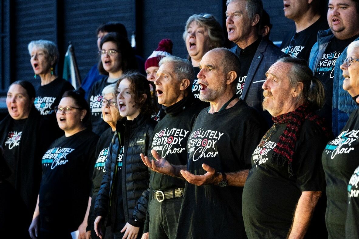 Members of the Absolutely Everybody North Brisbane Choir