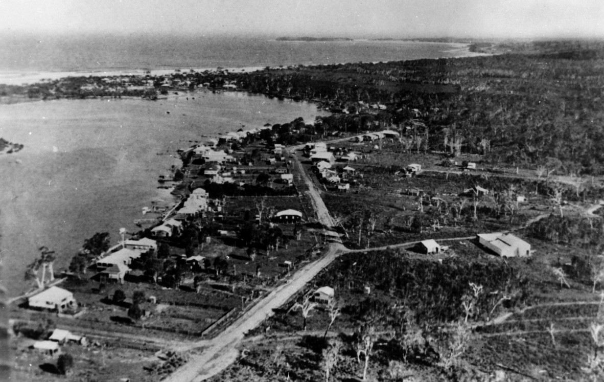 Aerial view of Maroochydore, ca. 1920