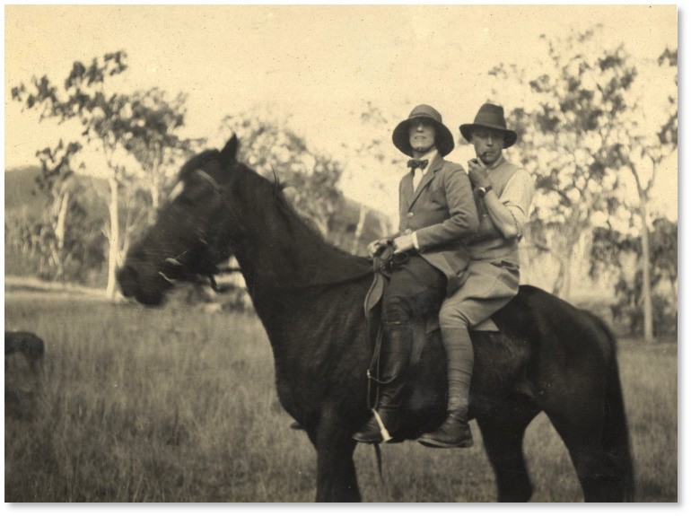 Aileen Bell, with Prince Edward