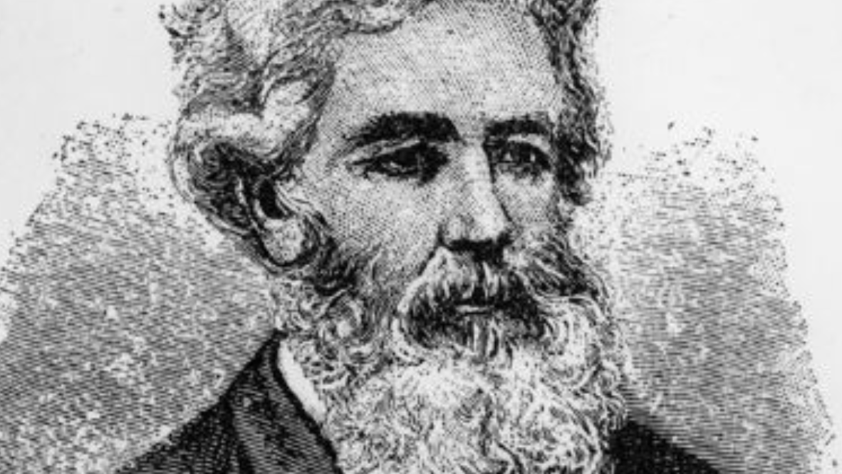 Detail of a sketch of Andrew Petrie