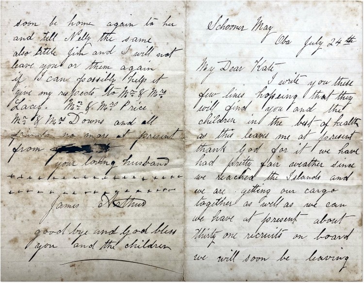 Letter to Kate July 1900