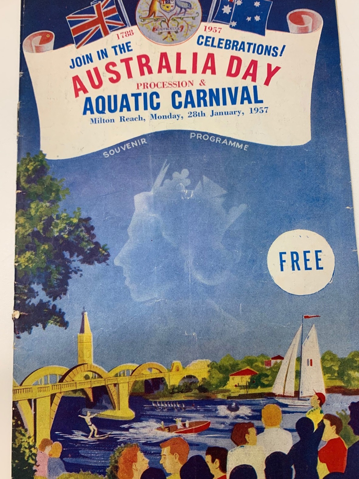 Australia Day Souvenir Programme 28 January 1957
