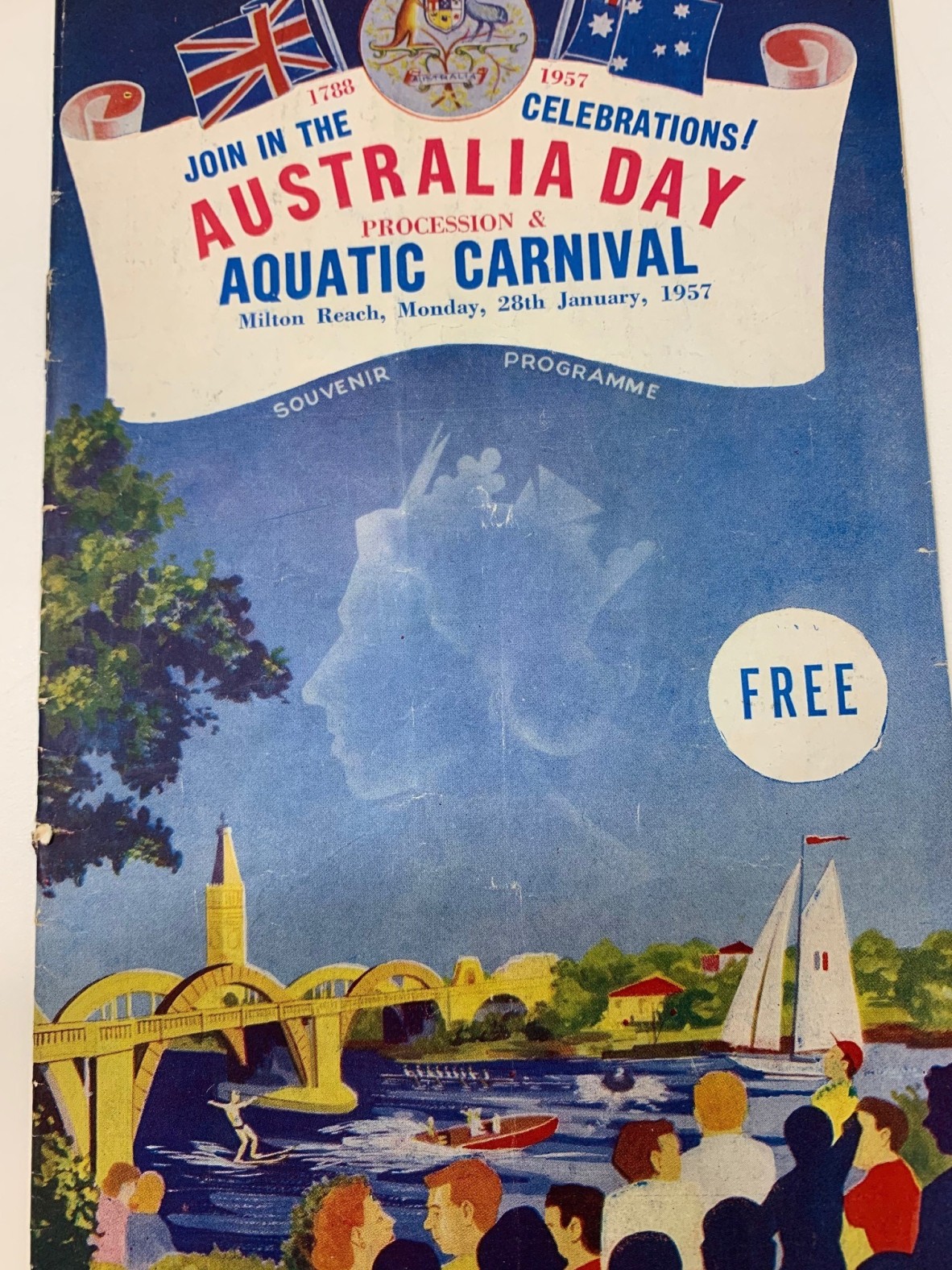 Australia Day Souvenir Programme, 28 January 1957.