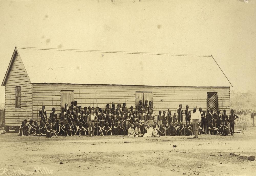 Australian South Sea Islanders photographed at Bingera Sugar Plantation Image number APE-021-01-0006