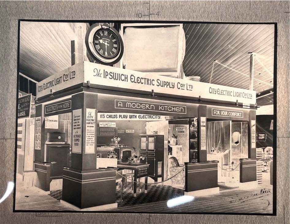 a shop display from the Ipswich Electric supply
