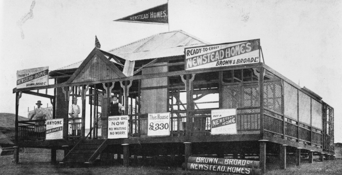 Display house at Brisbane Exhibition, ca. 1926.