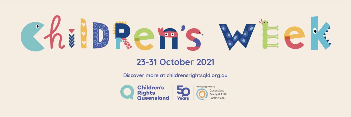 Children's Week Social Media Banner with dates 23-31 October 2021