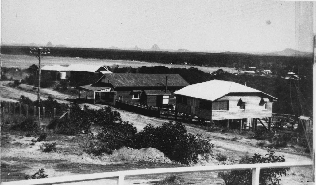 B&W View of Caloundra in 1934.