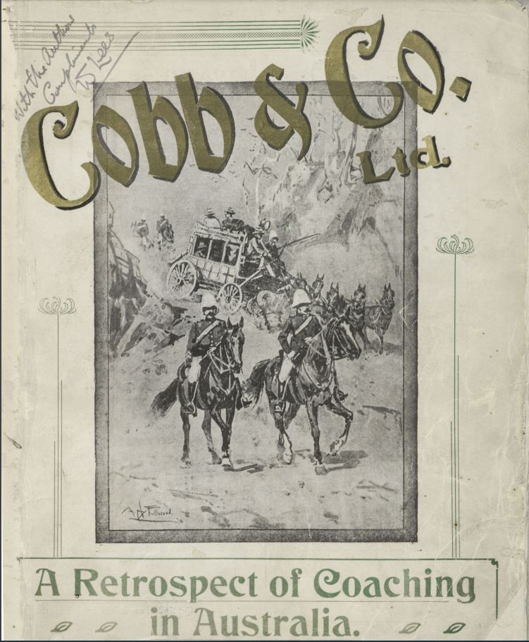 “Cobb and Co: a Retrospective of Coaching in Australia” by William Lees.  192?. 