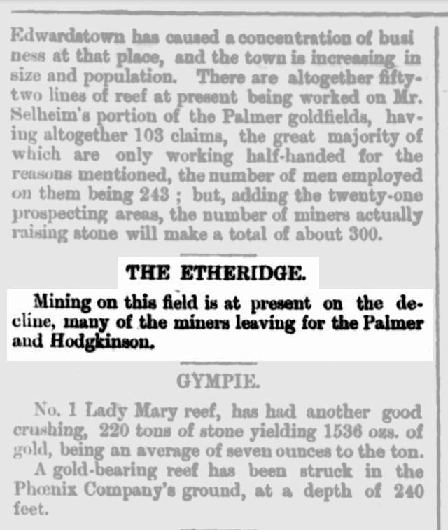 “The Etheridge.” The Queenslander, 29 Jul 1876, p. 28.