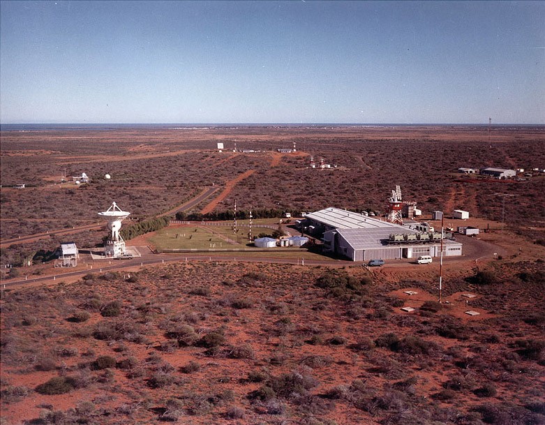 Carnarvon satellite tracking dish – state of the art in satellite technology in 1960s.     