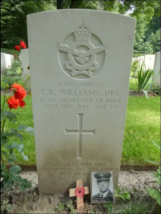 Charles Rowland Williams grave stone 