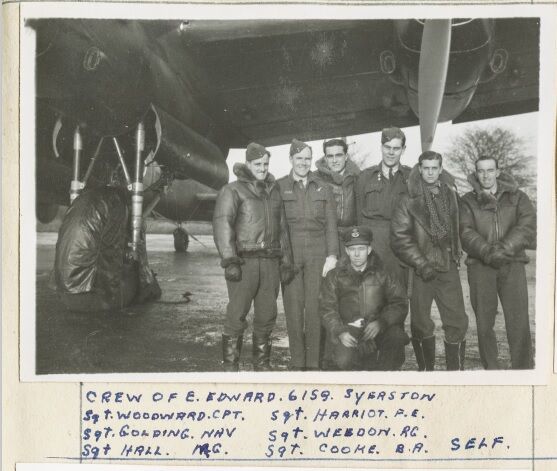 Crew of E. Edward 61 SQ Syvertson, 1942