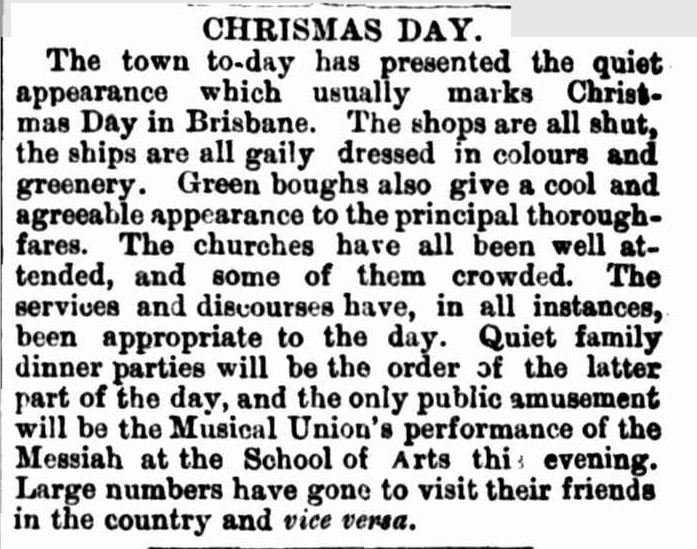 Christmas Day, The Telegraph, 25 Dec, 1877, p 2