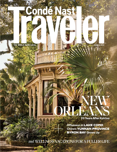 House on cover of Conde Nast Traveler