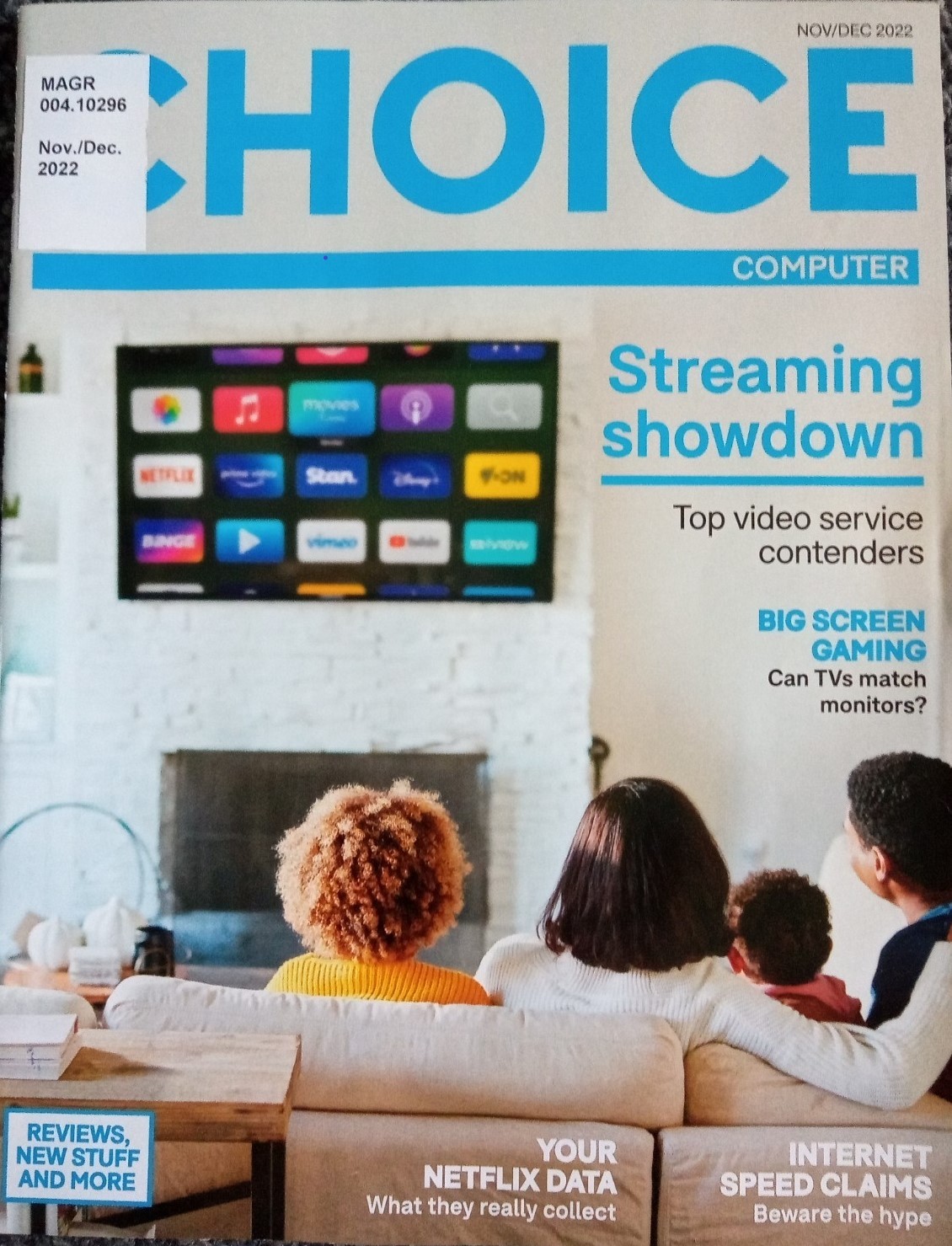 Front cover of "Choice Computer" magazine of Nov/Dec 2022 issue