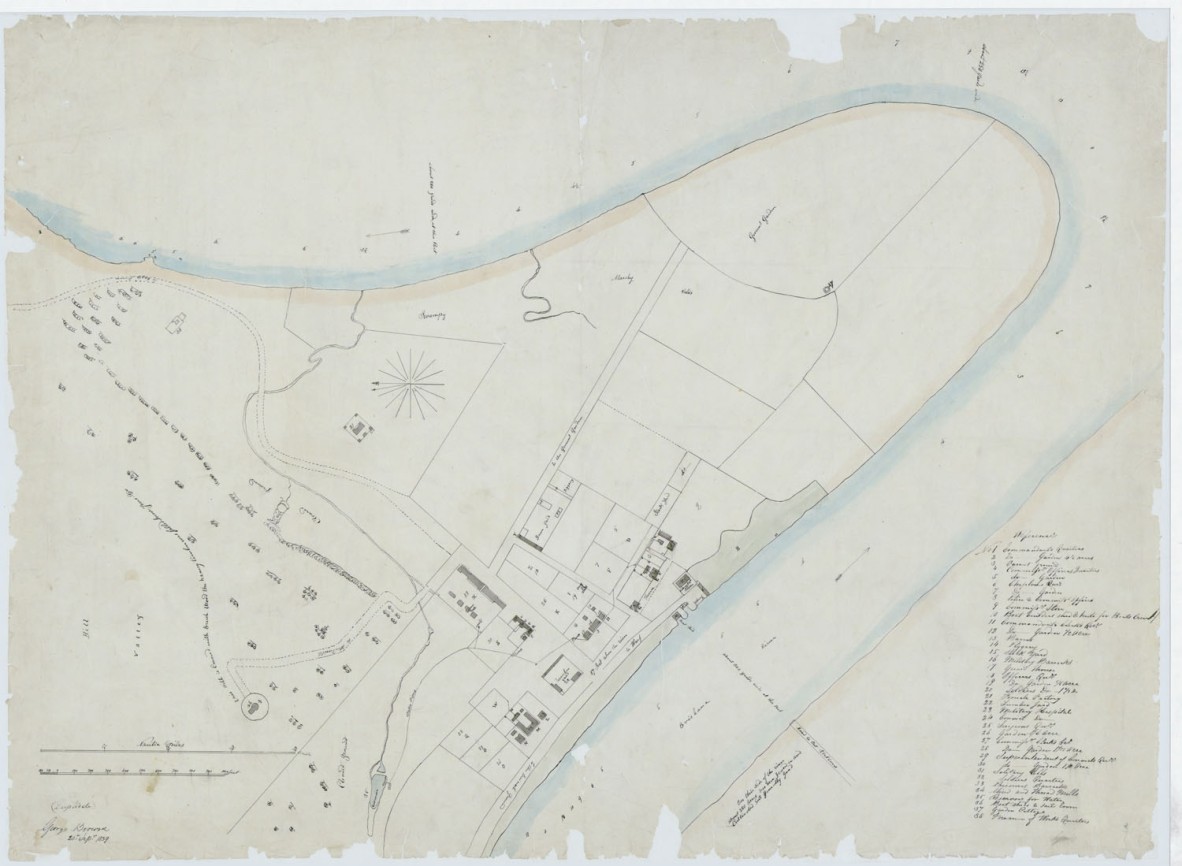 Layout of Brisbane Town Moreton Bay 20 September 1839