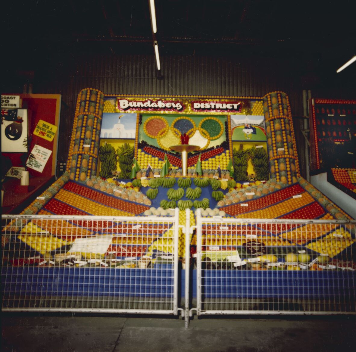 Bundaberg district fruit exhibit at the Royal National Show, Brisbane.