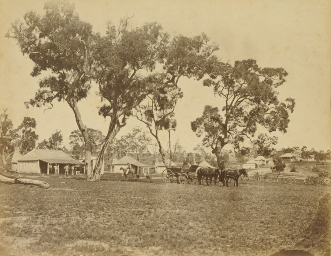 Pikedale station, 1877.