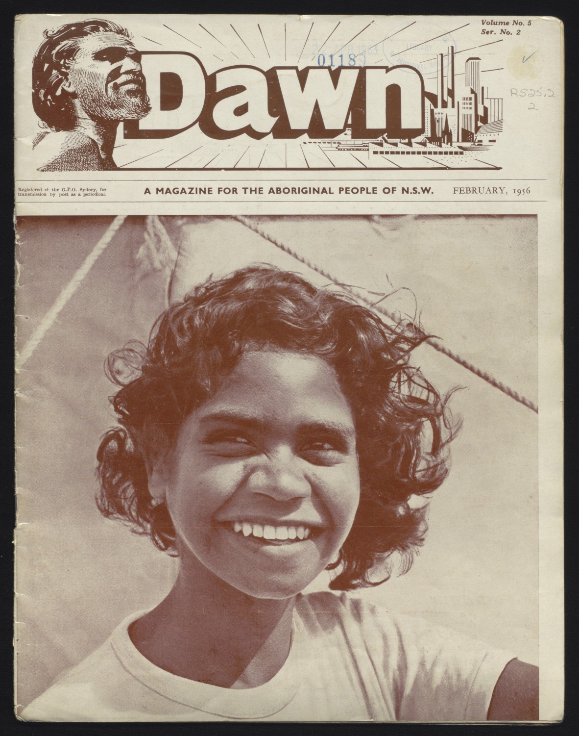 Grandma Joanie West on the cover of Dawn Magazine, February 1956.