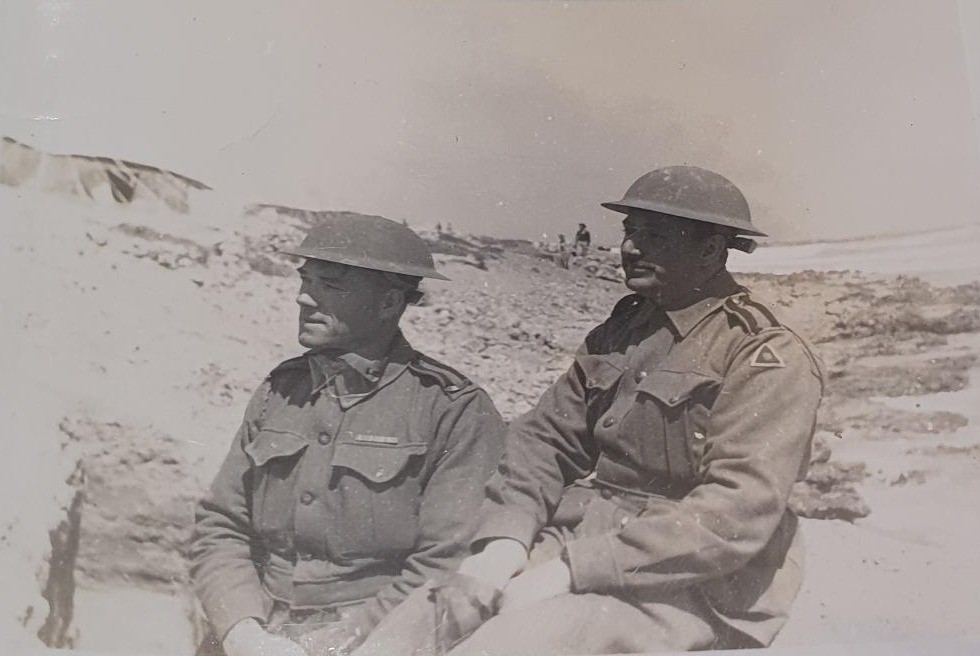 Chaplain Donald Macleod in the Siege of Tobruk Libya April 1941