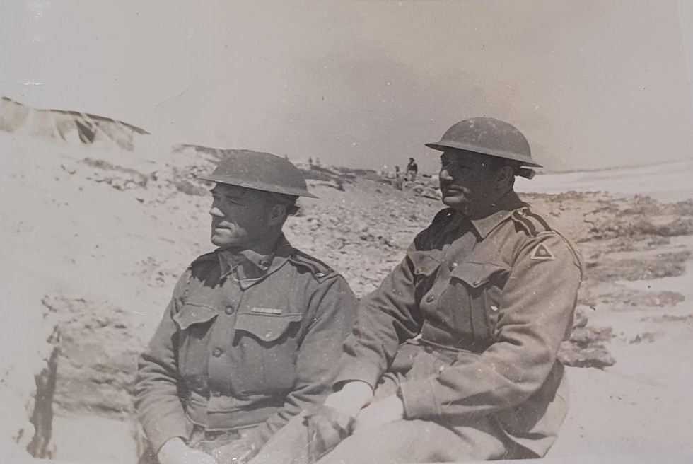 Chaplain Donald Macleod in the Siege of Tobruk, Libya, April 1941