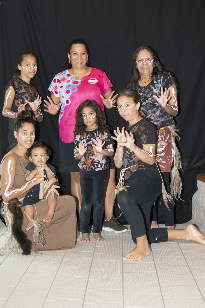 Deb and Shaniah Sandy with Christina Canendo, Lead of kuril dhagun and the grannies