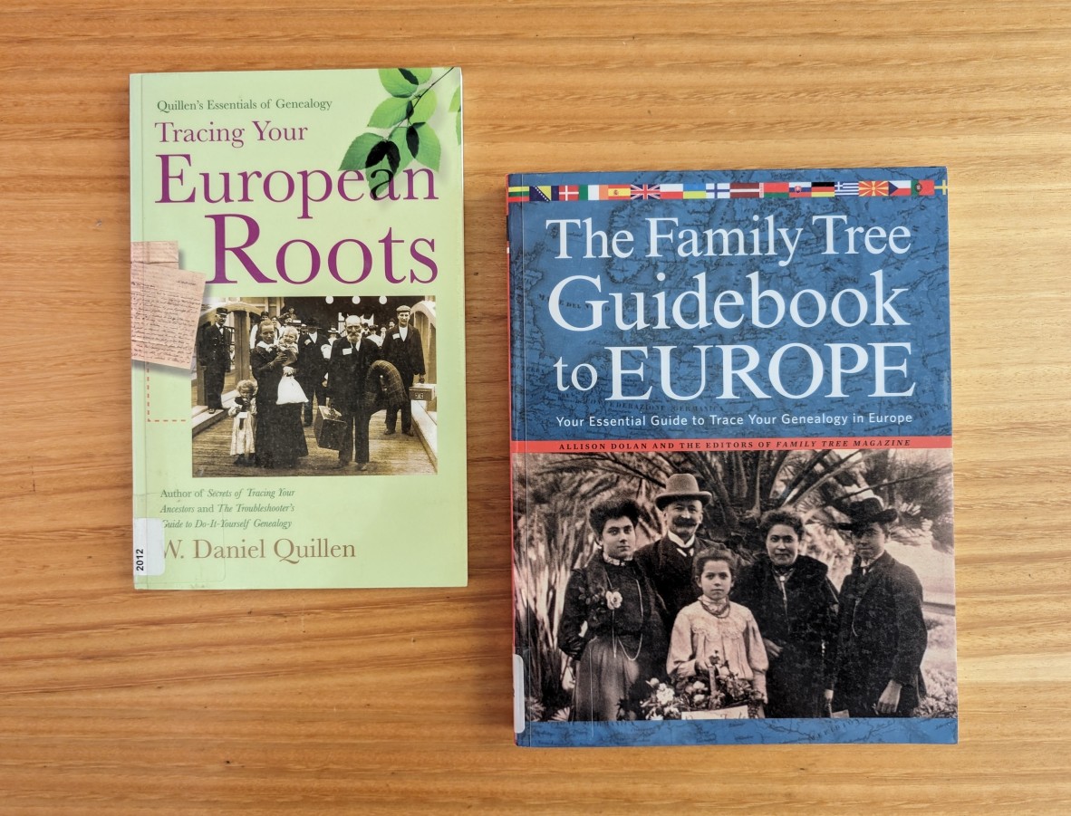 Two books about tracing European family history