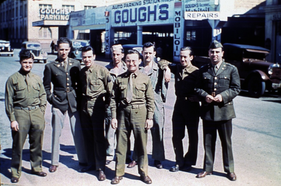 American soldiers in Charlotte Street, Brisbane
