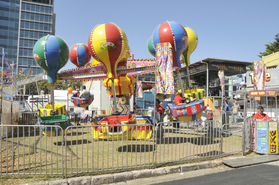 Children's rides at the Ekka 2009