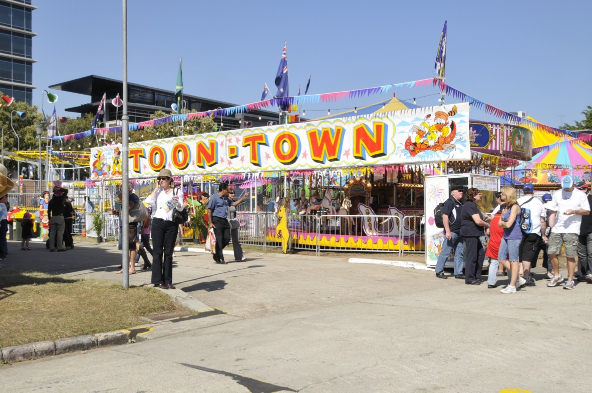 Toon Town ride at the Ekka 2009