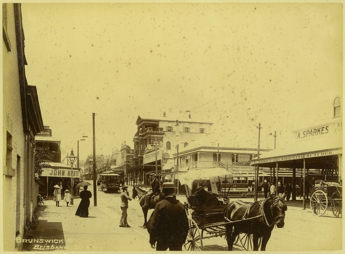 Brunswick Street, Fortitude Valley, Brisbane, ca. 1899