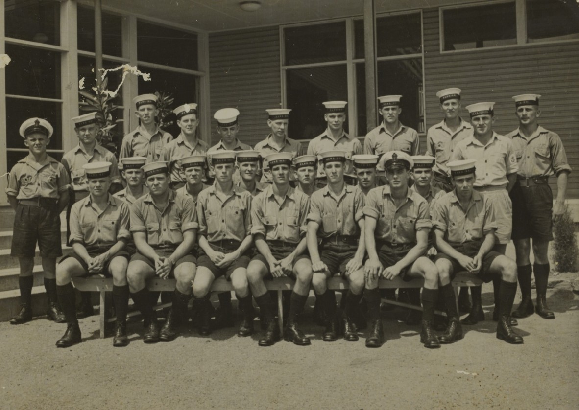 Intake photo of Navy National Servicemen of the HMAS Penguin, ca. 1955-1956