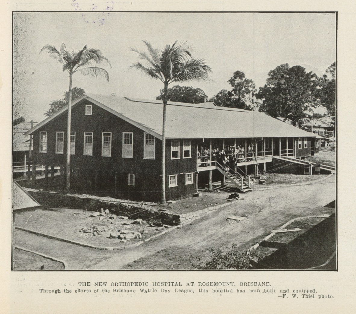 The new orthopedic hospital at Rosemount, Brisbane 19 July 1919