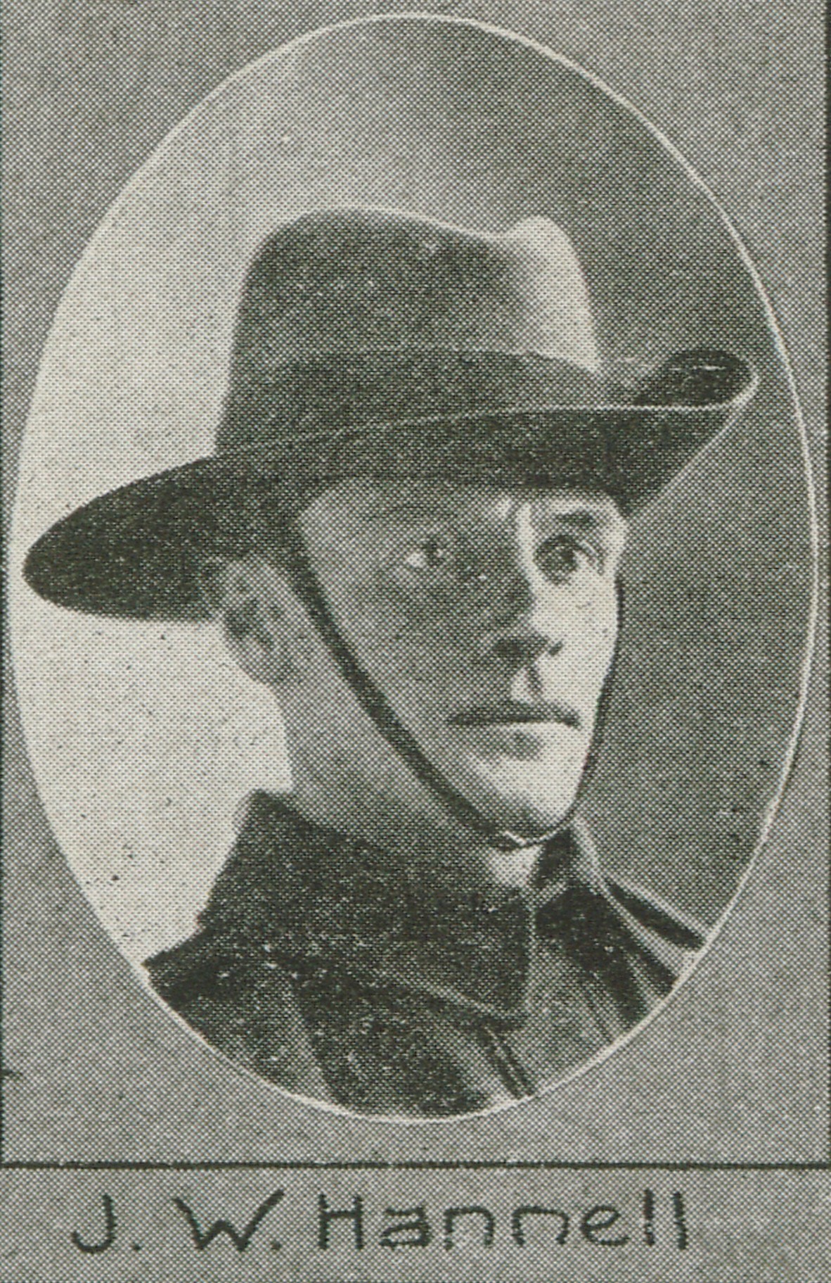 J.W. Hannell, one of the soldiers photographed in The Queenslander Pictorial